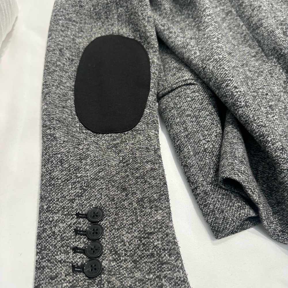 Tommy Hilfiger Gray Pea Coat Wool Blend